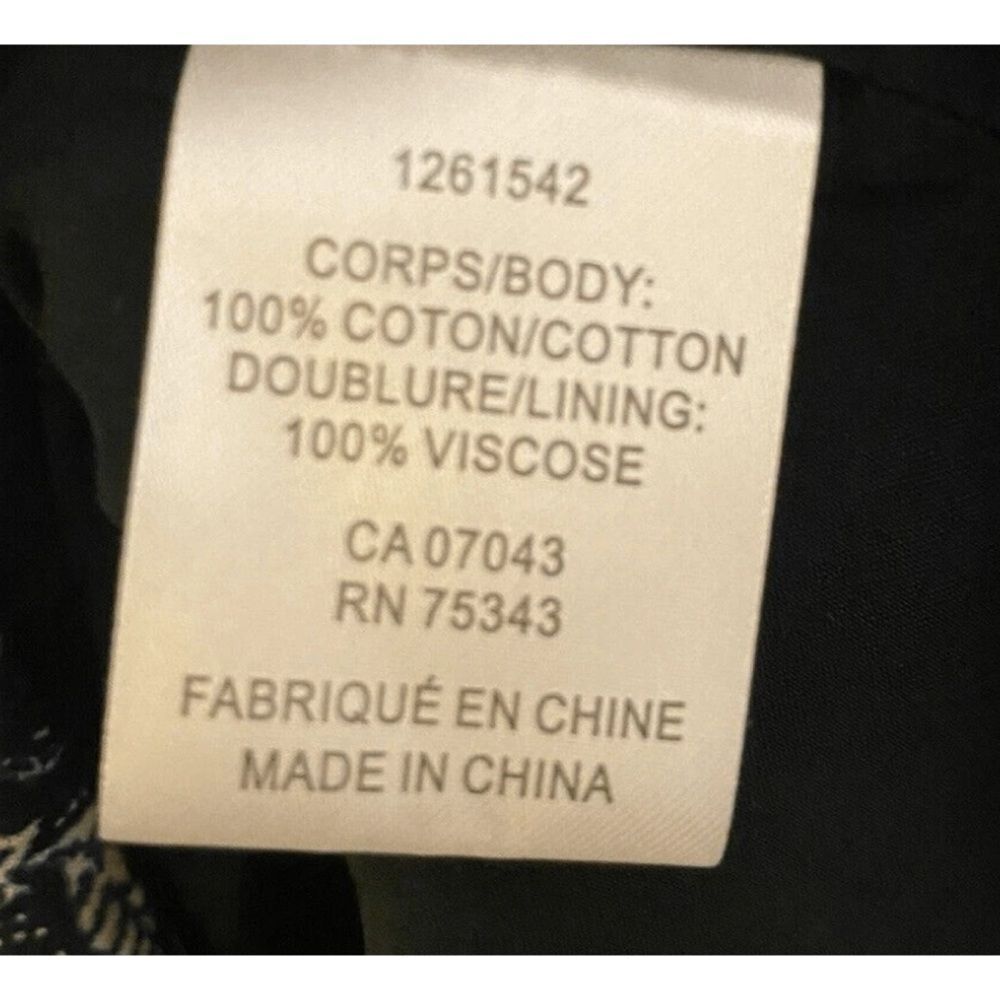 Christian Lacroix Navy and Ivory Printed Tiered Midi Dress Size M ~ Pristine - Picture 10 of 11